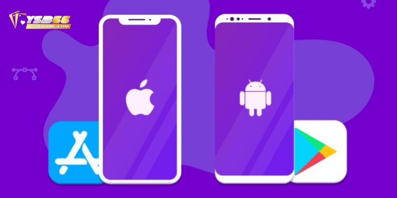 2 link tải của iOS và Android rõ ràng