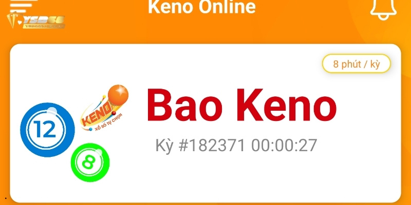 Xổ số keno là loại hình xổ số quay nhanh